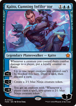 Kaito, Cunning Infiltrator [Foundations] Magic MTG - Image 1