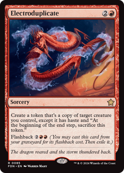 Electroduplicate [Foundations] Magic MTG - Image 1
