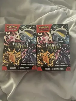 Two Pokemon Paldean Fates Booster Bundles Sealed - Image 1