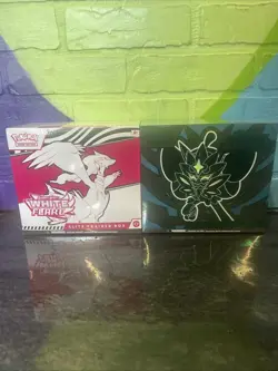 LOT OF 2 - Pokemon TCG Twilight Masquerade & White Flare ETBs - NEW & SEALED - Image 1