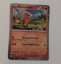 Pokemon 151 Charmander 004/165 Cosmos Holo 2023 - Image 1