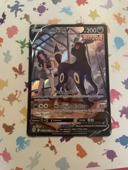 Pokemon TCG Umbreon V TG22/TG30 Brilliant Starts Trainer Gallery NM Condition - Image 1
