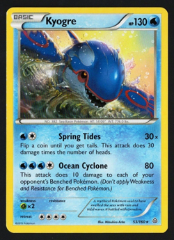 Kyogre 53/160 XY Primal Clash 2015 - Pokemon TCG - Image 1