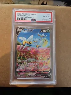 Pokemon Beedrill V Astral Radiance Full Alt Art #161 PSA 10 Gem Mint - Image 1