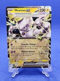 Pokemon - Mewtwo ex 058/182 - Paradox Rift - Double Rare - Image 1
