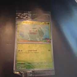 Pokemon Bulbasaur 001/165 SV 151 Reverse Holo Best Buy Promo Sealed - Image 1
