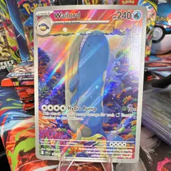 Wailord 162/159 Illustration Rare Sv09 Journey Together Holo Full Art HP240 - Image 1