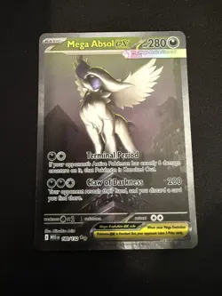 Pokemon TCG Mega Evolution Mega Absol EX 180/132 Ultra Rare Holo English - Image 1