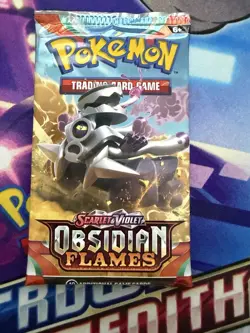 Pokemon Obsidian Flames SV03 Booster Pack x1 English 2023 - Image 1