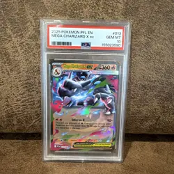 Pokemon TCG Phantasmal Flames Mega Charizard X ex #13 PSA 10 Gem Mint - Image 1