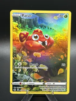 Pokemon Paras SWSH: Crown Zenith: Galarian Gallery #GG32/GG70 NM - Image 1