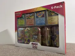 Pokemon TCG Scarlet & Violet 151 Mini Tins Costco Bundle, 5 Pack - Sealed - Image 3