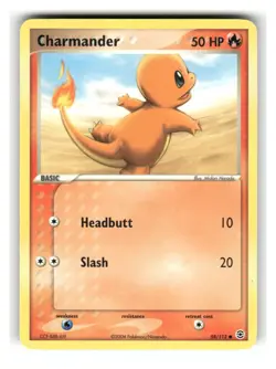 Charmander 58/112 Common FireRed & LeafGreen Pokemon Lightly Played - Image 1