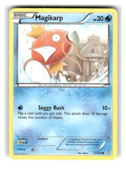 Magikarp 23/124 Common Dragons Exalted Pokemon Moderately Played - Image 1
