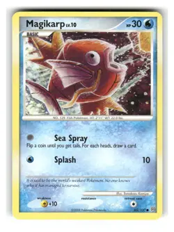 Magikarp 65/100 Common Stormfront Pokemon Lightly Played - Image 1