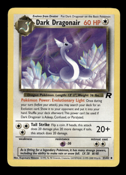 Pokemon TCG Team Rocket Dark Dragonair 33/82 - Image 1