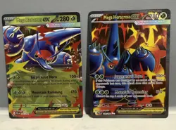 Mega Heracross ex - 108/094 & 004/094 - ME02: Phantasmal Flames Pokemon NM - Image 1
