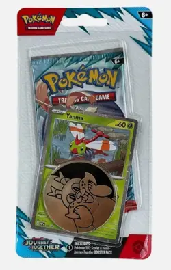 Pokemon Scarlet & Violet Journey Together 1-Booster Pack Sealed - Promo Yanma - Image 1