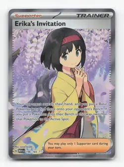 Pokemon TCG - Erika's Invitation 196/165 Near Mint Ultra Rare 151 - Image 1