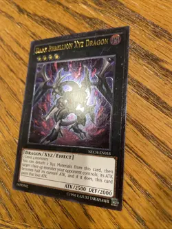 Yugioh! Dark Rebellion Xyz Dragon - NECH-EN053 - Ultimate Rare - NM - Image 3