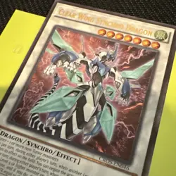 Yugioh Clear Wing Synchro Dragon CROS-EN046 Ultimate Rare Unlimited NM/M - Image 4