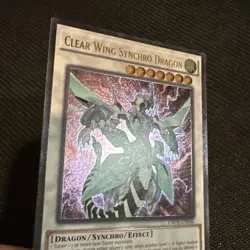 Yugioh Clear Wing Synchro Dragon CROS-EN046 Ultimate Rare Unlimited NM/M - Image 5