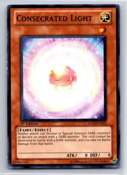 Consecrated Light SDLS-EN022 Structure Deck: Lost Sanctuary Yu-Gi-Oh LP - Image 1