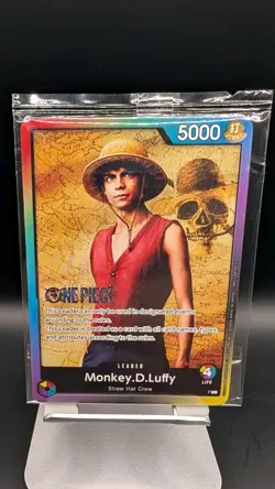 Monkey D. Luffy - Live Action Leader Promo - One Piece English Sealed - Rainbow - Image 1