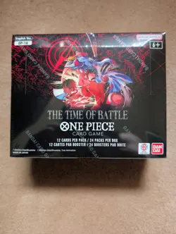 One Piece TCG OP16 Booster Box The Time Of Battle English SEALED in hand - Image 1