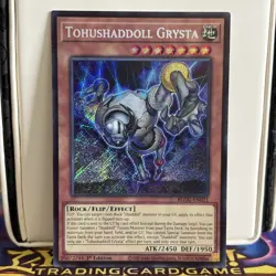 1ST EDITION TOHUSHADDOLL GRYSTA SECRET RARE BLGG-EN021 YUGIOH CARD - Image 1