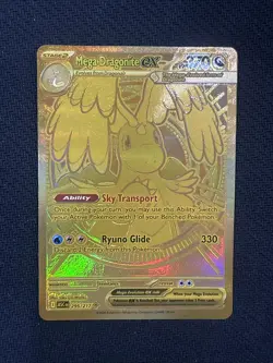 Mega Dragonite Ex 295/217 Hyper Rare Pokemon Card Ascended Heroes - Wonky Center - Image 1