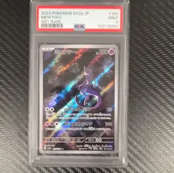 Pokemon Mewtwo SV2a Pokemon Card 151 Art Rare Holo PSA 9 JP 2023 183/165 - Image 1