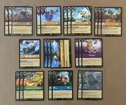 Disney Lorcana TCG Winnie the Pooh 25 Card Theme LOT Mixed Sets - Image 2