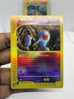 Pokemon TCG 2003 - Wobbuffet Skyridge 45/144 - Rare Reverse Holo Card LP/NM - Image 1