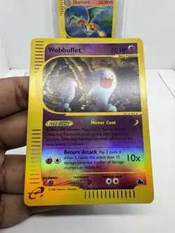 Pokemon TCG 2003 - Wobbuffet Skyridge 45/144 - Rare Reverse Holo Card LP/NM - Image 2
