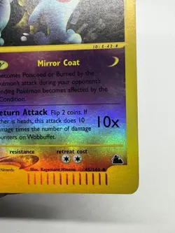 Pokemon TCG 2003 - Wobbuffet Skyridge 45/144 - Rare Reverse Holo Card LP/NM - Image 5