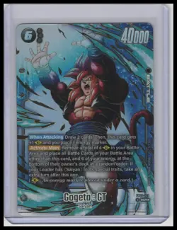 Gogeta : GT FB09-123 Alternate Art Dual Evolution Dragon Ball Card English - Image 1
