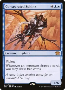 MTG x1 *FOIL* CONSECRATED SPHINX Double Masters 2022 NM/M - Free Shipping! - Image 1