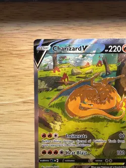 Charizard V Promo SWSH260 Sword & Shield NM Full Art Pokemon TCG Card - Image 2