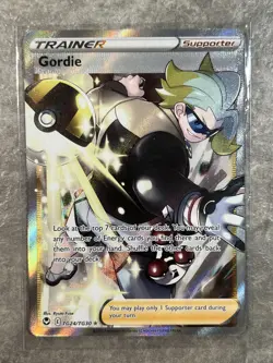 Gordie TG24/TG30 Pokemon TCG Rare Silver Tempest Trainer Gallery Holo Near Mint - Image 1