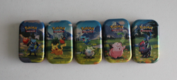 Pokemon - TCG Ascended Heroes- Mini Tins - Set of 5 - EMPTY NO PACKS INCLUDED - Image 1