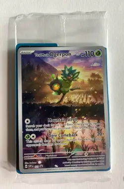 Pokemon TCG: SEALED Teal Mask Ogerpon 123 Sv: Scarlet & Violet Black Star Promo - Image 1