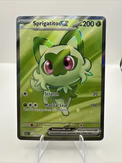 Sprigatito ex 251/217 Me: Ascended Heroes Holo Pokemon TCG NM - Image 1
