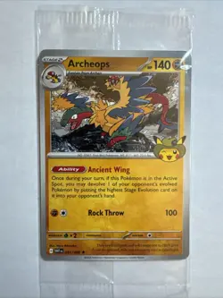 Pokemon SEALED Archeops Promo Fossil Museum Exclusive Promo Chicago - Image 1