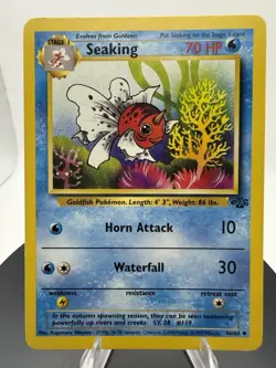 Pokemon TCG SEAKING 46/64 Jungle - Uncommon Regular Unlimited English 1999 - MP - Image 1