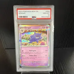 The Pokemon Company 2023 Gengar 094/165 SV 151 Holo PSA 10 English READ - Image 1