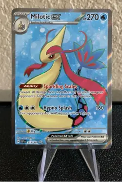 Pokemon TCG: Milotic ex 217/191 Sv08: Surging Sparks Holo - Image 1