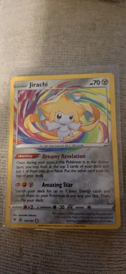 Jirachi 119/185 Vivid Voltage Holo Amazing Rare Pokemon TCG English 2020 - Image 1