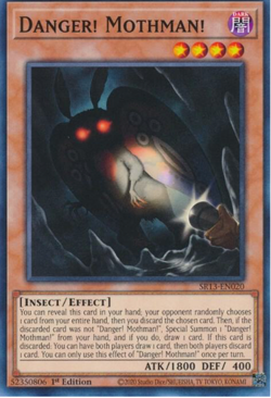 Danger! Mothman! (SR13-EN020) - Common - 1st Edition NM Yugioh - Image 1
