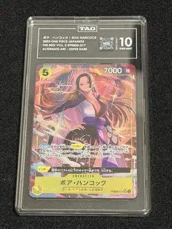 2025 One Piece Japanese PRB02-017 Boa Hancock Alternate Art TAG 10 - Image 1